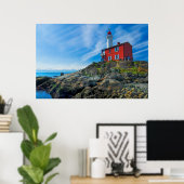 Lighthouses Victoria Harbor Vancouver Island Poster (Thuiskantoor)