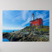 Lighthouses Victoria Harbor Vancouver Island Poster (Voorkant)