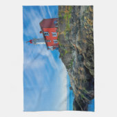 Lighthouses Victoria Harbor Vancouver Island Theedoek (Verticaal)