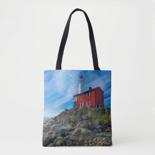 Lighthouses Victoria Harbor Vancouver Island Tote Bag (Voorkant)