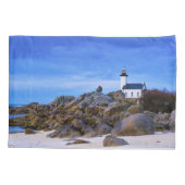 Lighthouses Vuurtoren van Pontusval France Finiste Kussensloop (Achterkant)