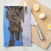 Lighthouses Vuurtoren van Pontusval France Finiste Theedoek (Quarter Fold)