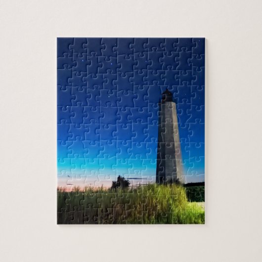 Lighthoutpunt New Haven, Connecticut Puzzle Legpuzzel (Verticaal)