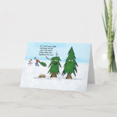 Lighting Strike Kerst Kaart (Voorkant)