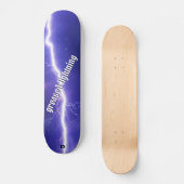 Lightning Bold Greased Lightning Dd Brand Skatebo Persoonlijk Skateboard (Voorkant)