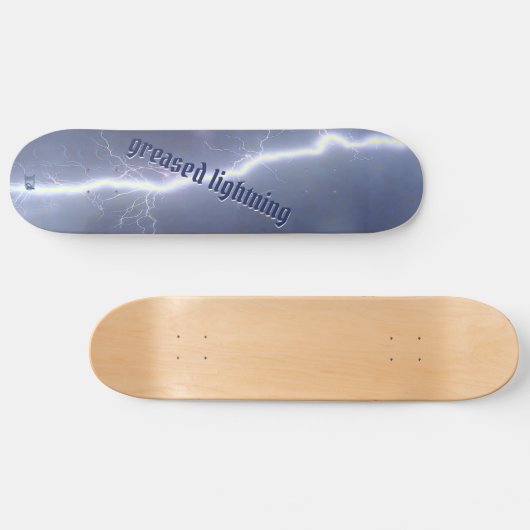 Lightning Bold Greased Lightning Dd Brand Skatebo Persoonlijk Skateboard (Horizontaal)