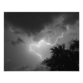 Lightning Bolt 11x14-fotoafdrukken Foto Afdruk