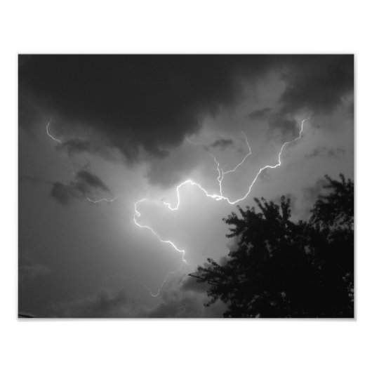 Lightning Bolt 11x14-fotoafdrukken Foto Afdruk (Voorkant)