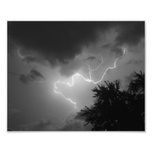 Lightning Bolt 8x10 fotoafdrukken Foto Afdruk