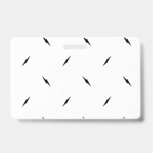 Lightning Bolt Badges | Modern Minimaal Power Desi (Voorzijde)