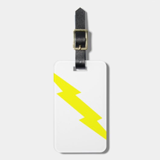 Lightning Bolt Bagagelabel (Voorkant verticaal)