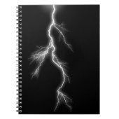 Lightning Bolt, Black Sky Notitieboek (Voorkant)