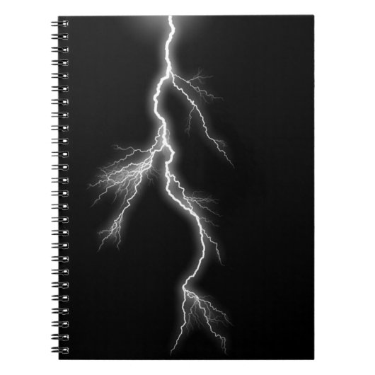 Lightning Bolt, Black Sky Notitieboek (Voorkant)
