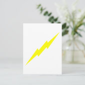 Lightning Bolt Briefkaart (Staand voorkant)