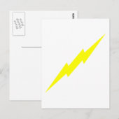 Lightning Bolt Briefkaart (Voorkant / Achterkant)