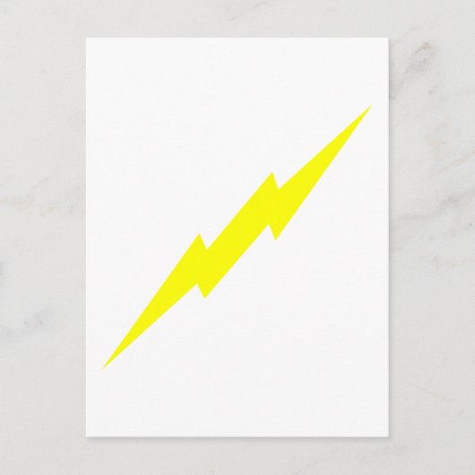 Lightning Bolt Briefkaart (Voorkant)