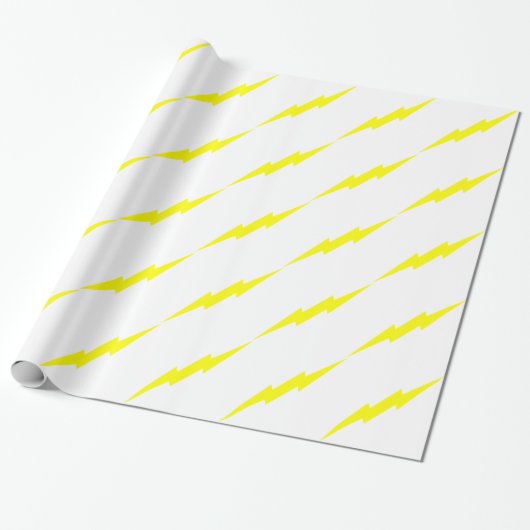 Lightning Bolt Cadeaupapier (Uitgerold)