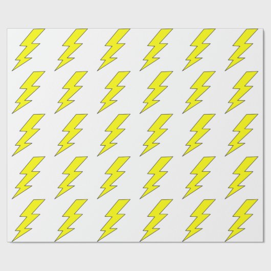 Lightning Bolt Cadeaupapier (Vlak)