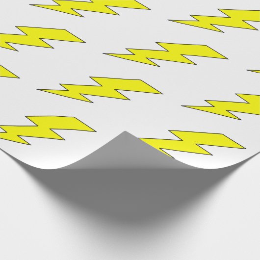 Lightning Bolt Cadeaupapier (Hoek)