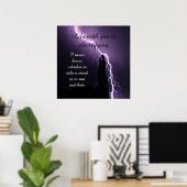 Lightning Bolt citeert Poster (Thuiskantoor)