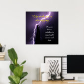 Lightning Bolt citeert Poster (Thuiskantoor)