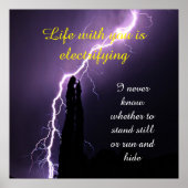 Lightning Bolt citeert Poster (Voorkant)