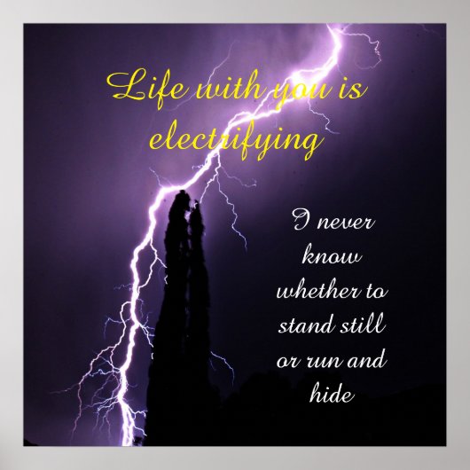 Lightning Bolt citeert Poster (Voorkant)