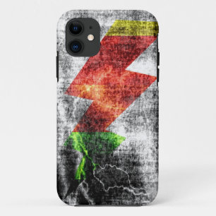 Lightning Bolt Dark Grunge iPhone 11 Hoesje