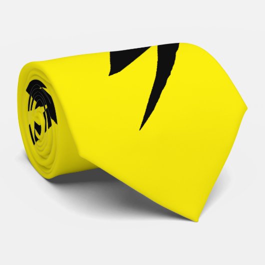 Lightning Bolt Electric Hazard Novelty Stropdas (Opgerold)