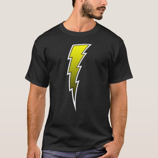 Lightning Bolt - Geel T-shirt (Voorkant)