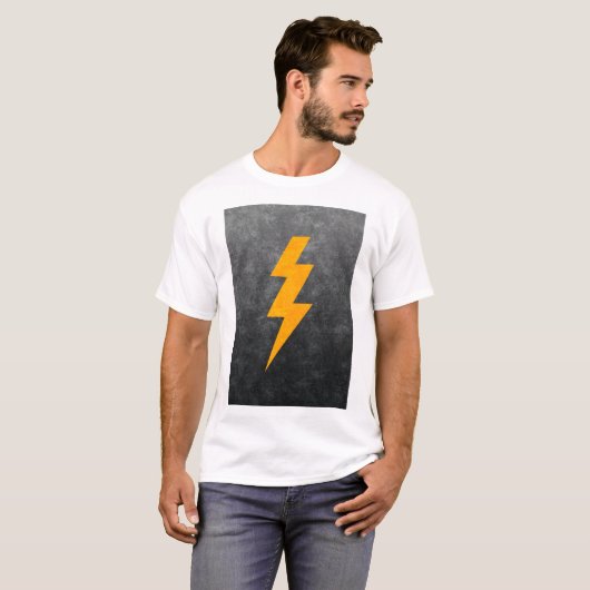 Lightning Bolt in Concrete T-shirt (Voorkant volledig)