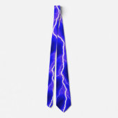 Lightning Bolt - Indigo Stropdas (Achterkant)