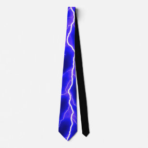 Lightning Bolt - Indigo-Stropdas Stropdas