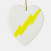 Lightning Bolt Keramisch Ornament (Rechts)