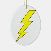 Lightning Bolt Keramisch Ornament (Rechts)