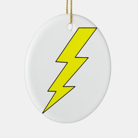 Lightning Bolt Keramisch Ornament (Rechts)