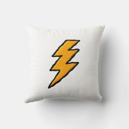Lightning bolt kussen (Achterkant)