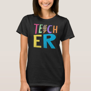 Lightning Bolt leraar Onderwijser T-shirt