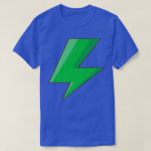 Lightning Bolt Lime Green Graphic T-shirt Easy Hal (Design voorkant)
