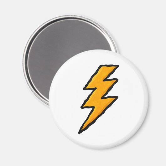 Lightning bolt magneet (Voorkant / Achterkant)