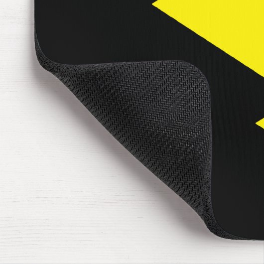 "Lightning Bolt" Mousepad Muismat (Hoek)