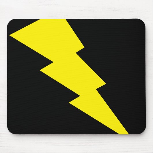 "Lightning Bolt" Mousepad Muismat (Voorkant)