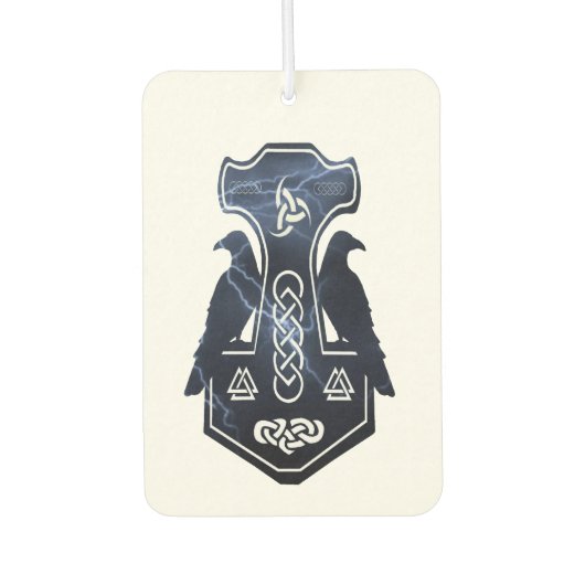 Lightning Bolt Norse Thor's Hamer Luchtverfrisser (Voorkant)