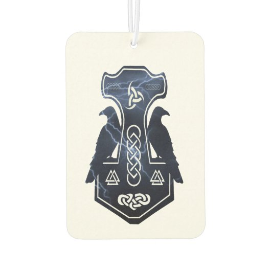 Lightning Bolt Norse Thor's Hamer Luchtverfrisser (Achterkant)