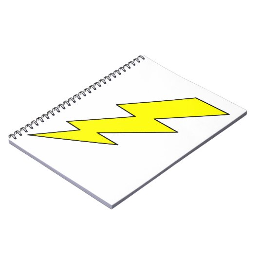 Lightning Bolt Notitieboek (Linkerzijde)