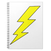 Lightning Bolt Notitieboek (Voorkant)