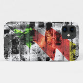 Lightning Bolt op Old Brick Wall Case-Mate iPhone Case (Achterkant (horizontaal))