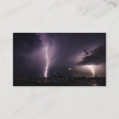 Lightning Bolt over Harbour City Visitekaartje (Achterkant)