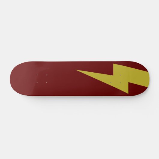 Lightning Bolt Persoonlijk Skateboard (Horizontaal)
