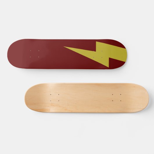 Lightning Bolt Persoonlijk Skateboard (Horizontaal)